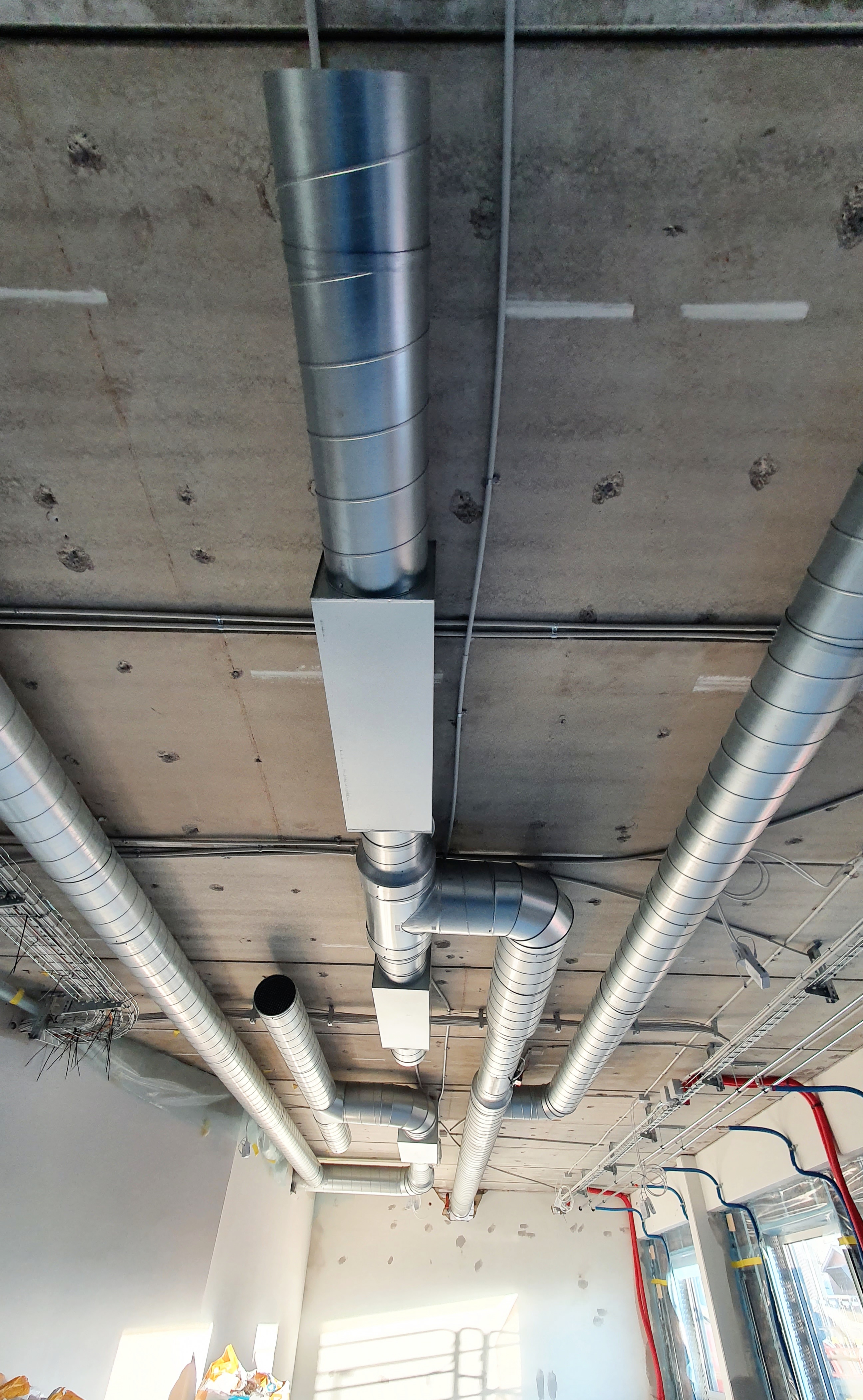 Ventilation ny kontorbygning Odense